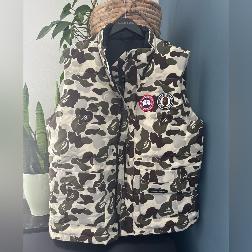 Canada Goose X BAPE Collaboration Vest XL
